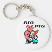 Rig Pig Keychain