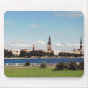 Riga (panoramic view) mousepads