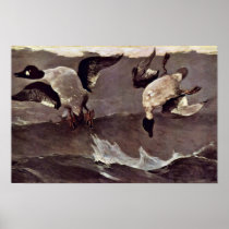 Right And Left By Homer Winslow (Best Quality) Posters