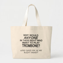 Right Mind Trombone Canvas Bag
