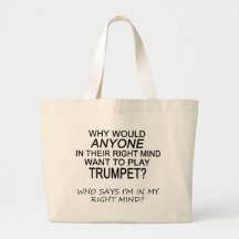 Right Mind Trumpet Canvas Bags