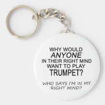 Right Mind Trumpet Key Chain