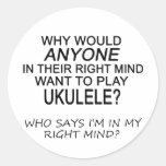Right Mind Ukulele Sticker