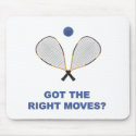 Right Moves Racquetball mousepads