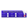 Right To Life Bumper Sticker