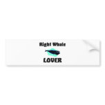 Right Whale Lover bumper stickers