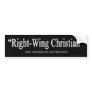 Right Wing Christian sticker Bumper Stickers