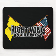 Right Wing Extremist Flags Mouse Pads