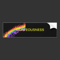 Righteousness bumper stickers