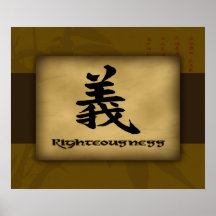Righteousness Chinese Poster