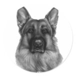 Rikko, German Shepherd stickers