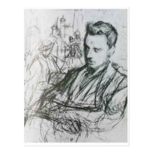 Rilke - Sketch Post Card