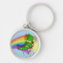 Rinabow vs Caterpillar Key Chains