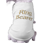 Ring Bearer dog t-shirt pet clothing