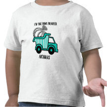 Ring Bearer Dump Truck Shirts