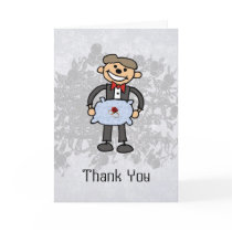 Ring Bearer Thank you  Wedding Attendant Greeting Card