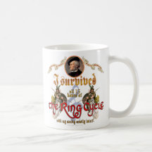 Ring Cycle Survivor Coffee Mugs