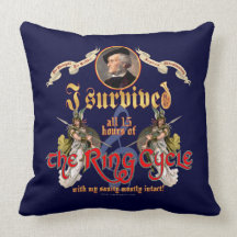 Ring Cycle Survivor Pillow