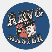Ring Master Round Sticker