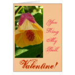 Ring my bell, Valentine Greeting Card