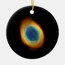 Ring Nebula (Hubble Telescope) Christmas Tree Ornament