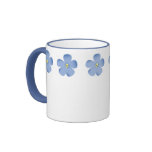 Ring of Blue Flowers Mugs