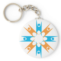 Ring of Happy Humanists Keychains