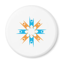 Ring of Happy Humanists Magnet