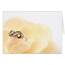 Ring on flower cards