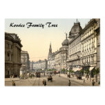 Ring Street, Budapest, Hungary Business Card