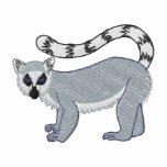 Ring-tailed Lemur embroidered shirts