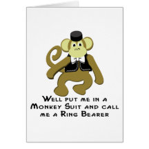Ringbearer/ Monkey Card