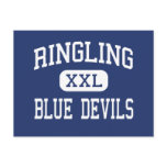 Ringling - Blue Devils - High - Ringling Oklahoma postcards