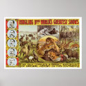 Ringling Bros. Wild Animal Advertisement 1900's posters