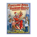 Ringling Brothers & Barnum & Bailey Vintage Clown postcards