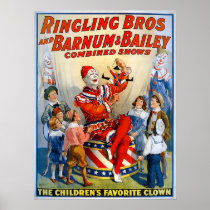 Ringling Brothers & Barnum & Bailey Vintage Clown