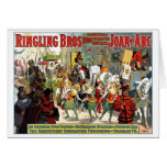 Ringling Brothers Circus Joan of Arc Spectacular Greeting Cards