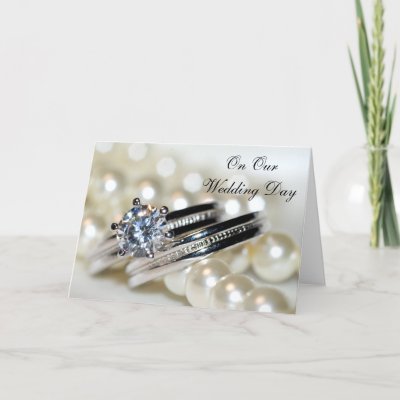 Wedding  Cards on Rings And Pearls Our Wedding Day Card By Loraseverson