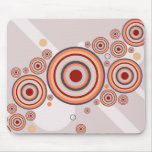 Rings of Color Abstract Graphic Mousepad