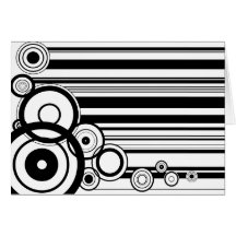 Rings & Stripes Greeting Card