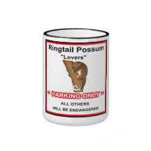 Ringtail Possum Sign Mug