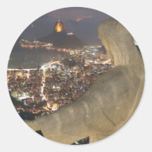 Rio, blessed Rio. Round Sticker