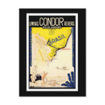 Rio De Janeiro Brazil Linhas Condor Aereas postcards