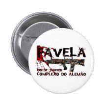 Rio de Janeiro Favela (Slum/Shanty Town) Pinback Button