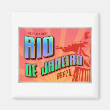 RIO de JANEIRO Fridge Magnet