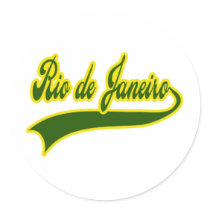 Rio de Janeiro Round Sticker
