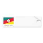 Rio Grande do Sul, Brazil Flag bumper stickers