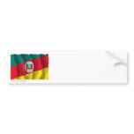 Rio Grande do Sul, Brazil Waving Flag bumper stickers
