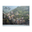 riomaggiore italia postcards