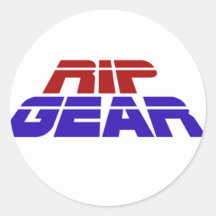 RIP Gear Basics Range Round Sticker
